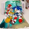 Summer Blanket King Size Sonics Picnic Throw Blanket for Sofa Luxury Fluffy Soft Blankets and Throws Cobija Home and Decoration 3