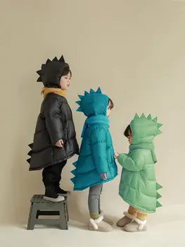 Kids Dinosaur Down Parka 1