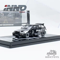 INNO 1:64 HONDA CIVIC EF9 TEMPLE RACING Osaka Auto Messe 2023 Diecast Model Car