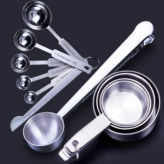 Stainless Steel Measuring Cups Spoons Made Usa  Best Measuring Cups Spoons  Set - Set - Aliexpress