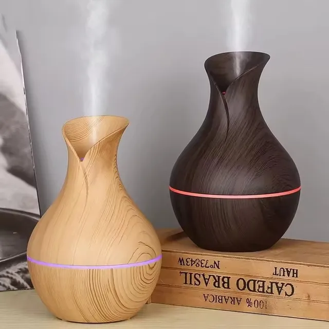 200ml Air Humidifier Essential Oil Diffuser USB Mist Maker Mini Humidificador with Colorful Light for home office car 1