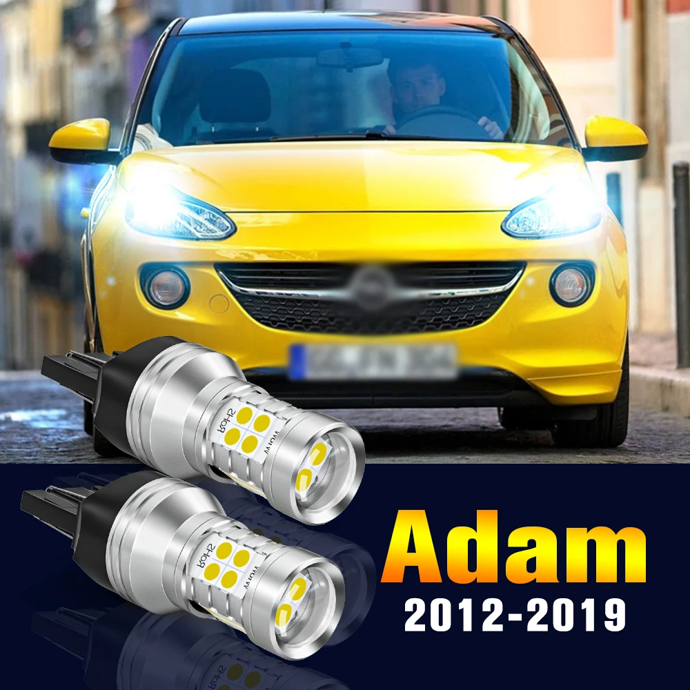 

2pcs LED DRL Daytime Running Light Bulb Lamp For Opel Adam 2012-2019 2013 2014 2015 2016 2017 2018 Accessories