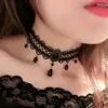 Collier en Dentelle Noire Sexy de Style Punk, Ras du Cou Gothique Personnalisé, Clavicule, Accessoires de Bijoux pour ixde Mariage