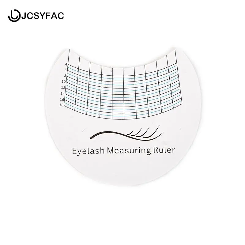 

5/10PCS Length And Curling Degree Ruler Portable And Easy Use Eye Lash Tools Eyebrow Stencils Ruler For Measure Eyelashes