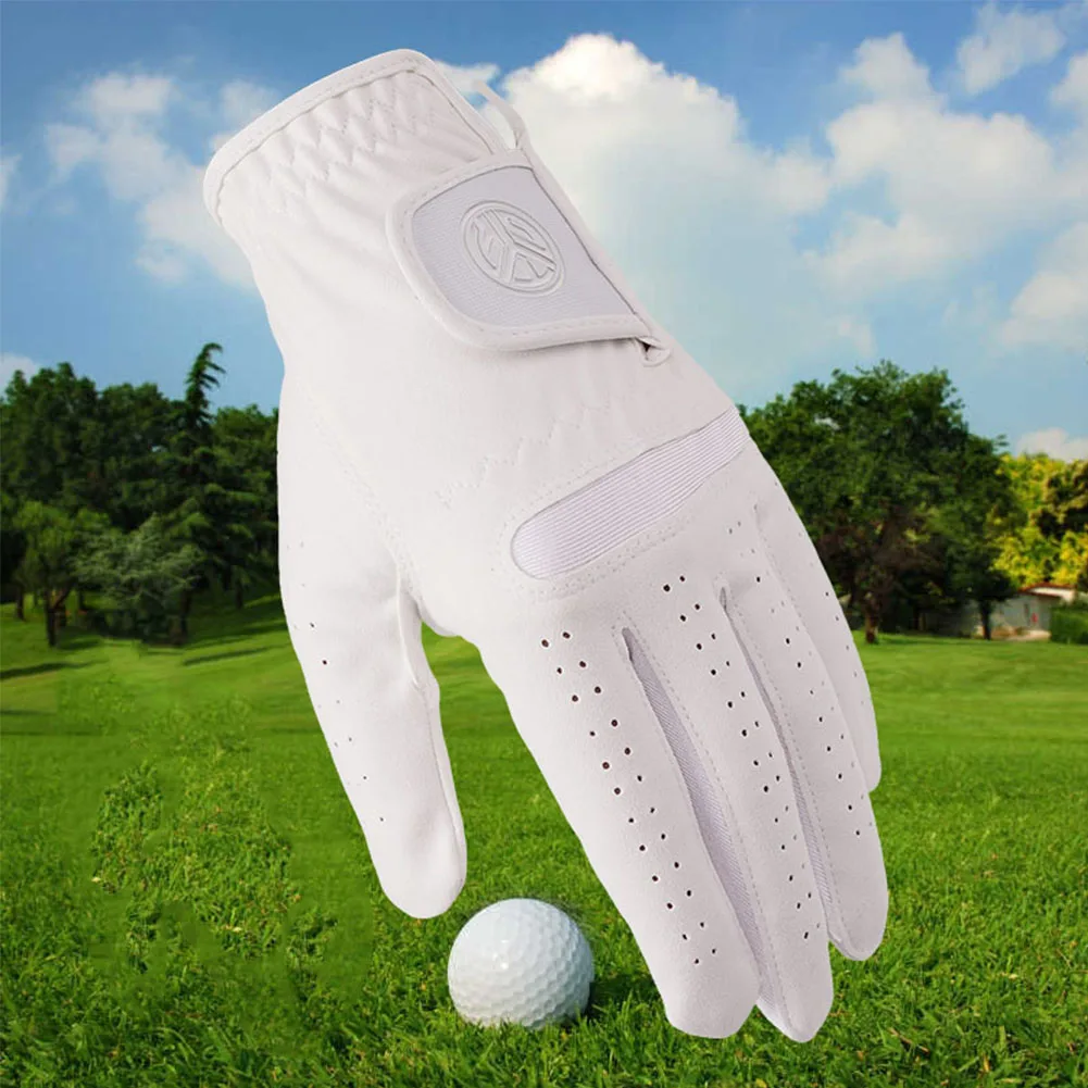 1Pc Left Right Hand Men’s Golf Glove Anti-Slip Nanoscale Cloth With Breathable Airhole,Fits For All Weather love golf 2
