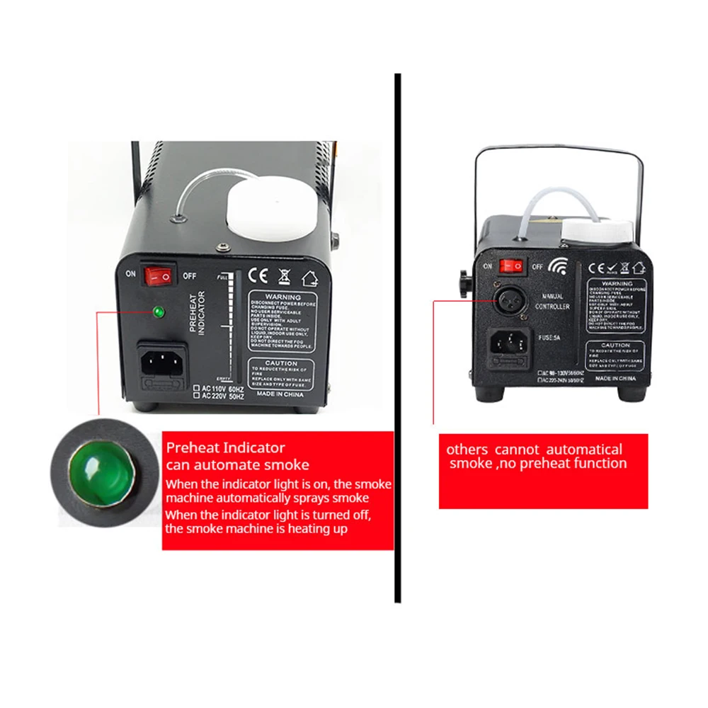 آلة الضباب الأوتوماتيكية لحفلات الديسكو LED-600PLU...