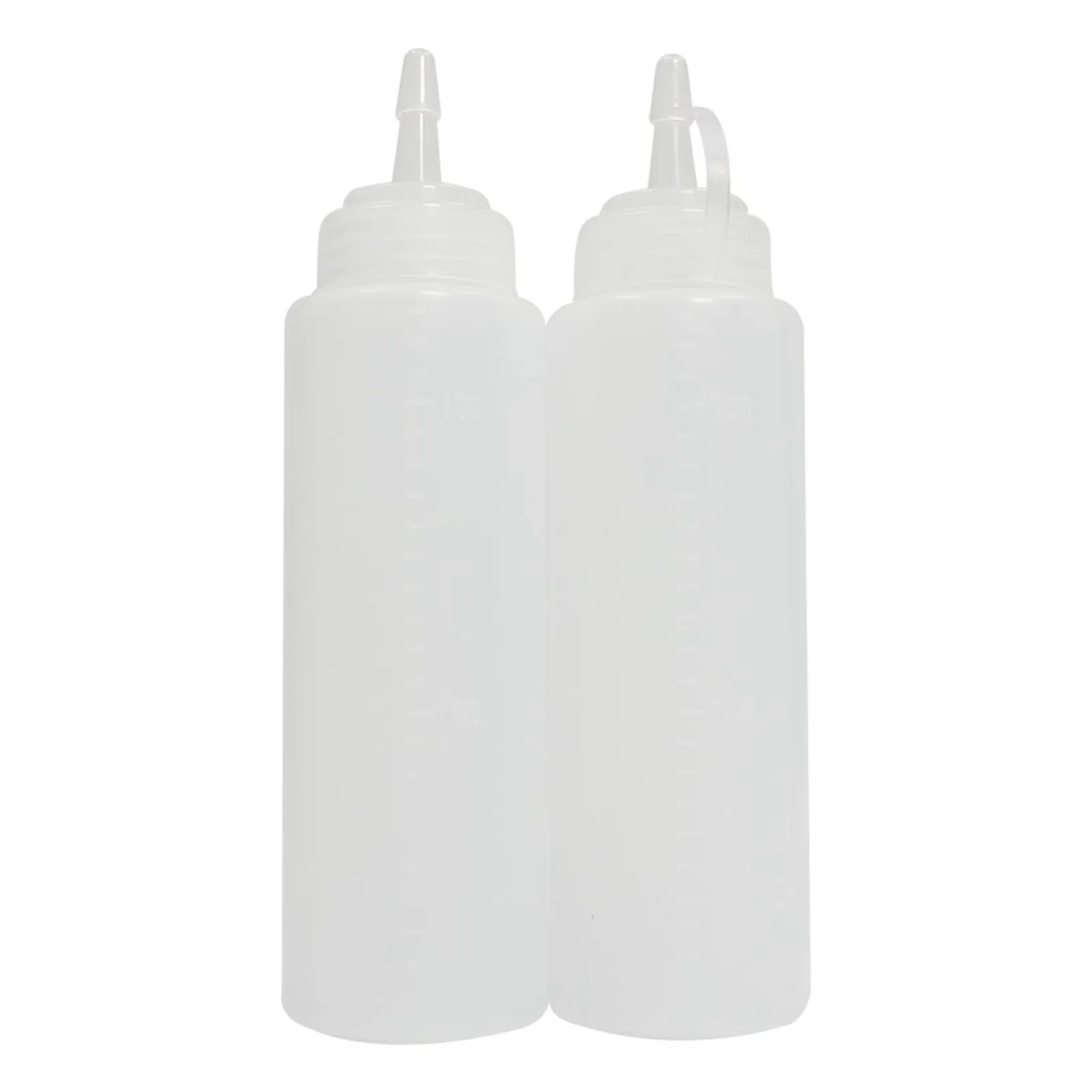 8-Pack Multipurpose Condiment Bottles For Dressing, More &ndash; Reusable Plastic Containers With Lids, Dishwasher Safe By 8 Oz/240 Ml