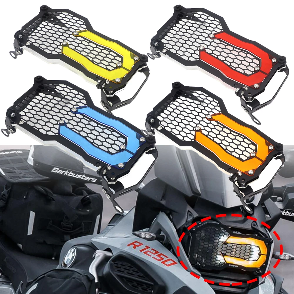 For BMW R1200GS R1250GS Headlight Guard Protector Grille Grill Cover R