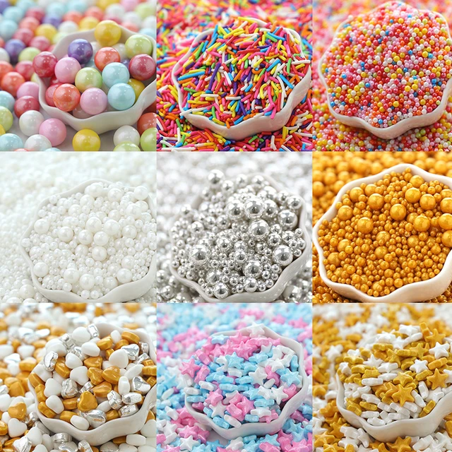 Edible Cake Decorations Sugar Beads