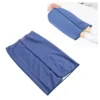 Adult Urine Skirt Fully Open Design Dark Blue Wearable Adjust Waist Diaper Skirt Cotton Cloth Button for Children for Elderly 1