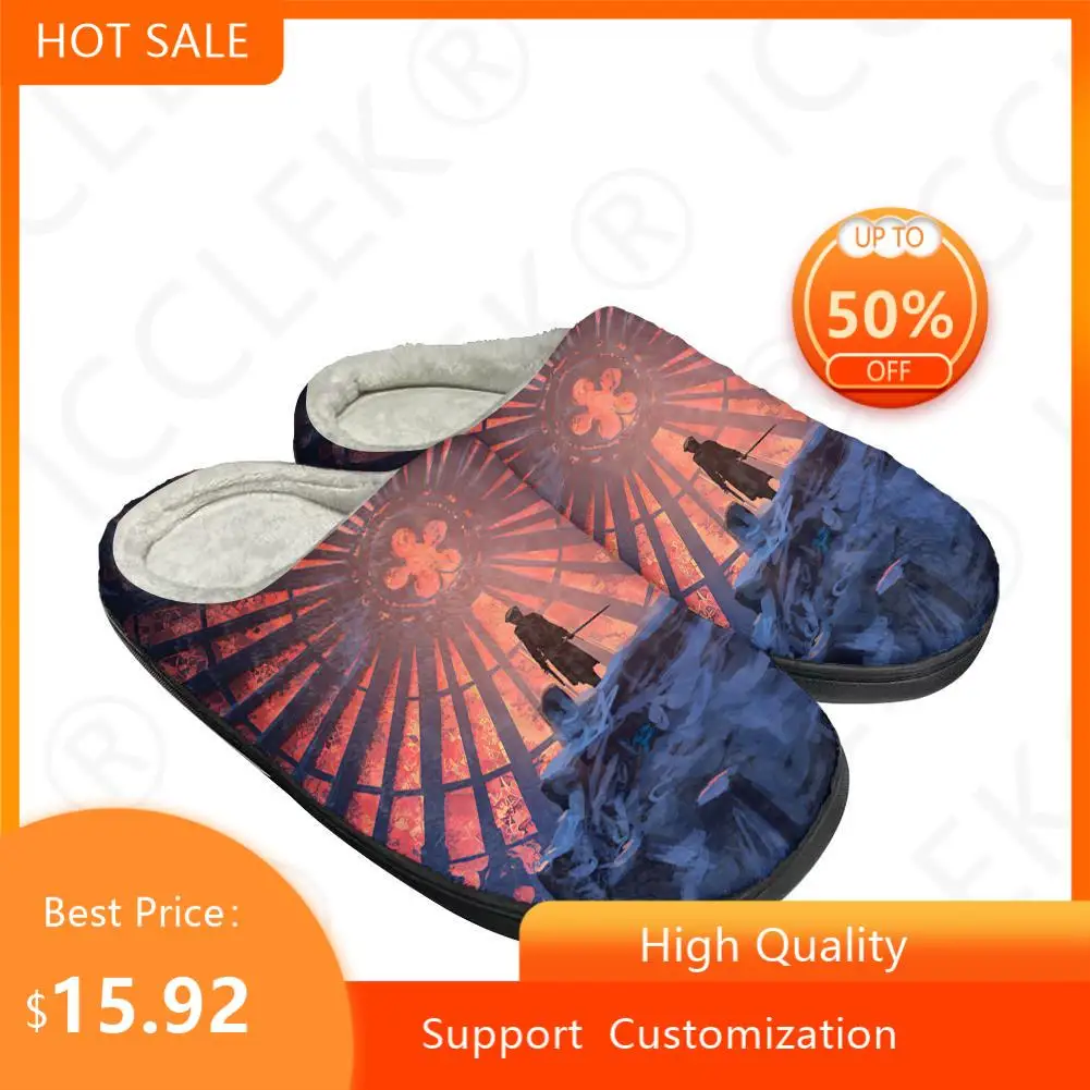 Hot Cool Bloodborne Fashion Cotton Custom Slippers Mens Womens Sandals Plush Casual Keep Warm Shoes Thermal Comfortable Slipper
