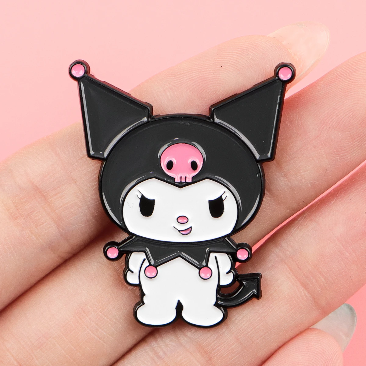 5 Stück niedliche Emaille-Anstecknadeln für Mädchen, Kawaii-Katzenbrosche für Mantel, Damenbroschen, modische Reversabzeichen, Schmuck, Geschenk für Freunde – Detail 2