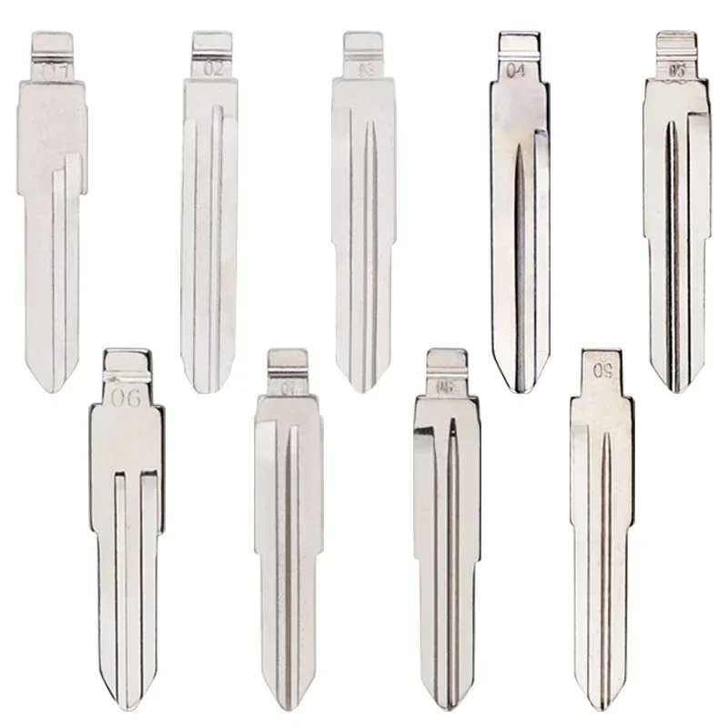 For KD Xhorse VVDI KeyDiy JMD Universal Uncut Remote Flip Car Key Blank Blade For VW Toyota Jeep Chrysler Honda Kia Nissan