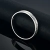 Gold Bangles for Women Chunky Leaf Flower Bangles Bracelets Gold Silver Plated Copper Metal CZ Bracelets Wedding Wristband 4