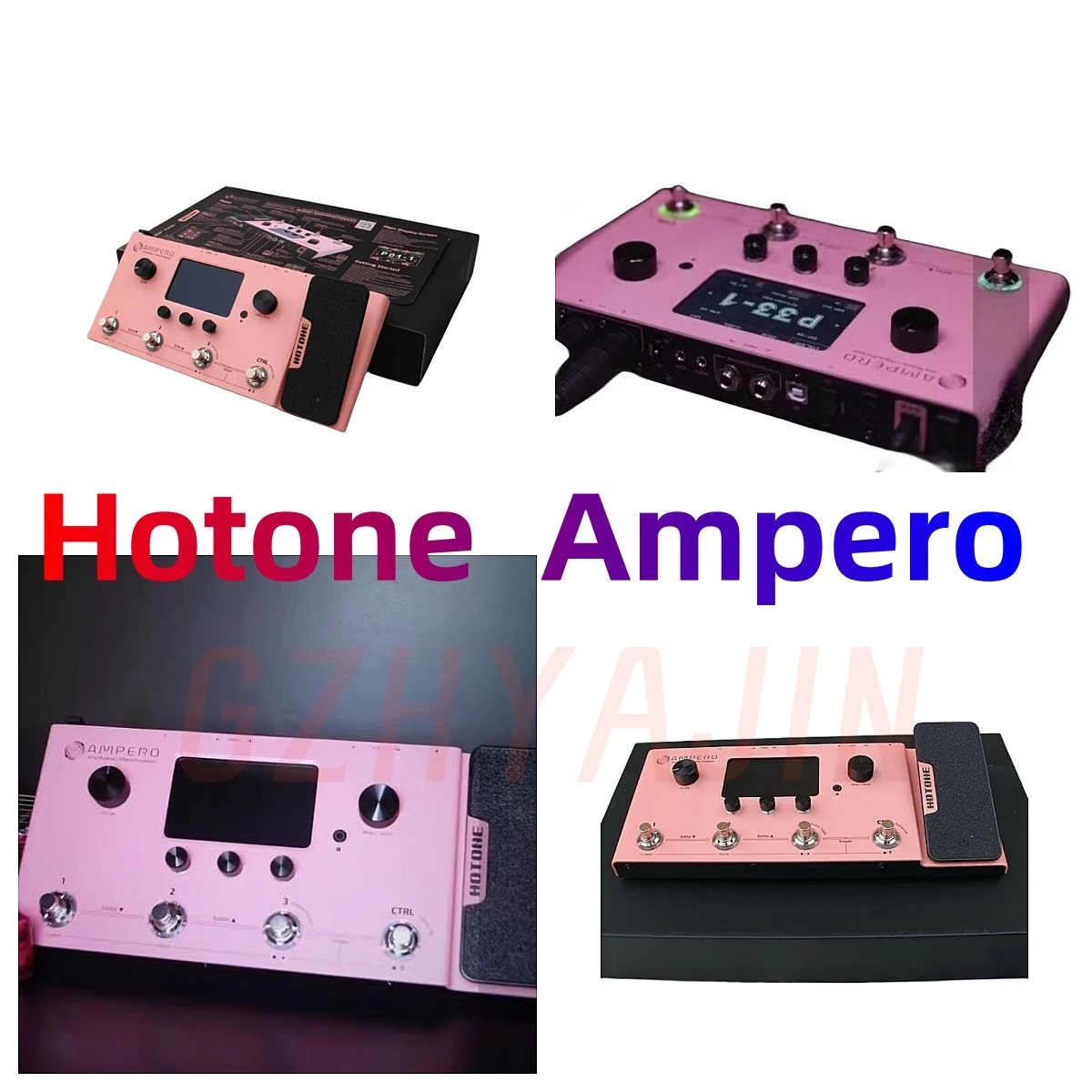 Hotone Phantom Sound Amplificatore Pink Chitarra Elettrica Musica Folk Chitarra In Legno Bass Ir Unità Di Effetti Integrati