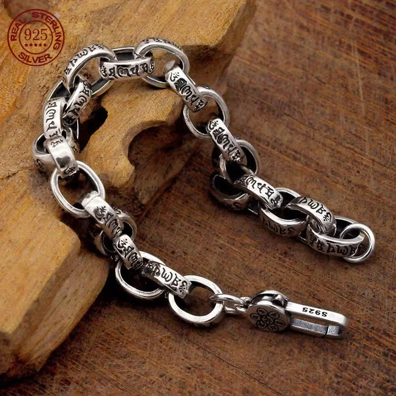 アクセサリー RLM SILVER 925 BRACELET Estate Sterling Silver RLM Studio Cross or Crosses Religious
