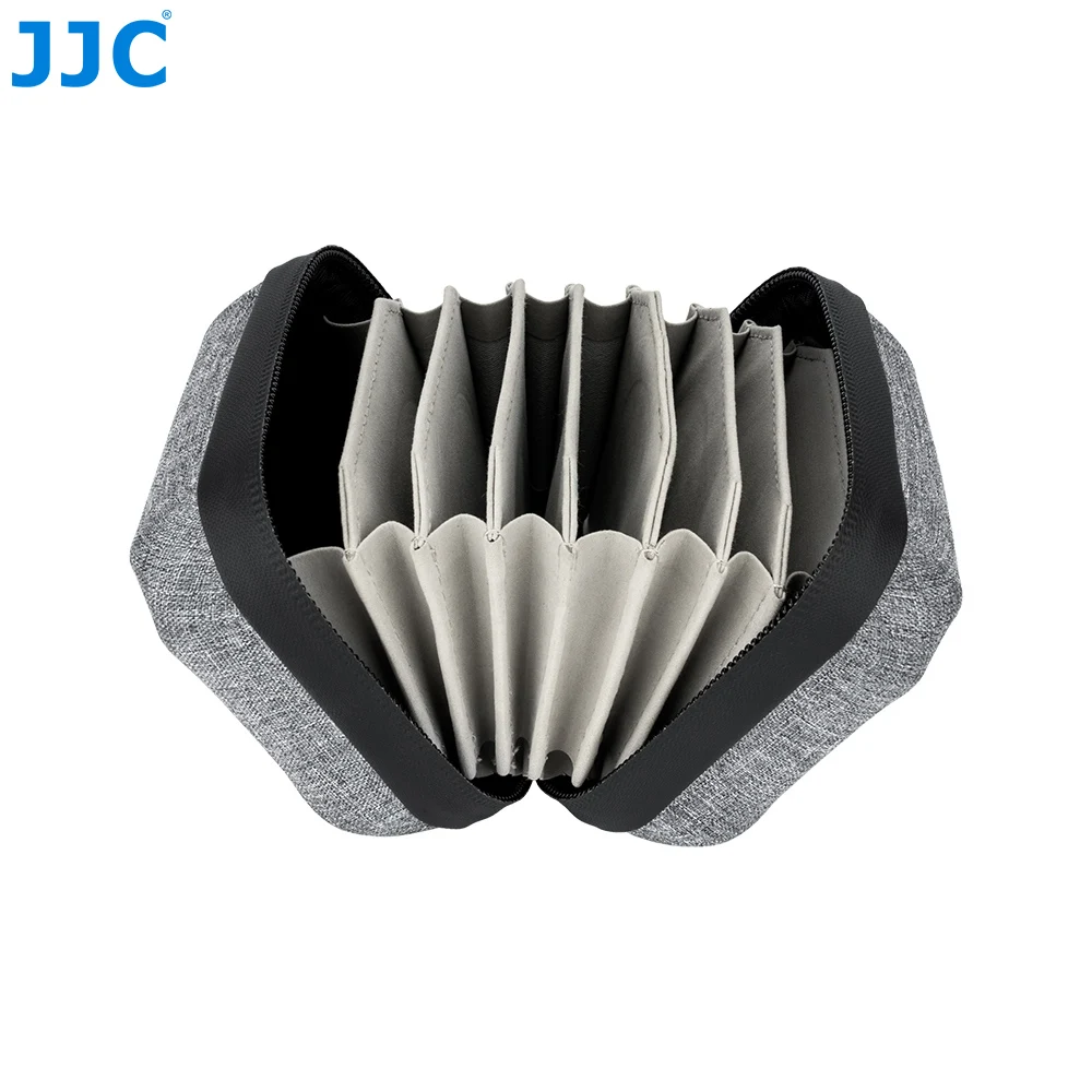 Jjc Hartschalen-Objektiv filter beutel für 10 Rund filter bis 67mm staub dichter wasserfester Kamera objektiv filter beutel – Detail 5