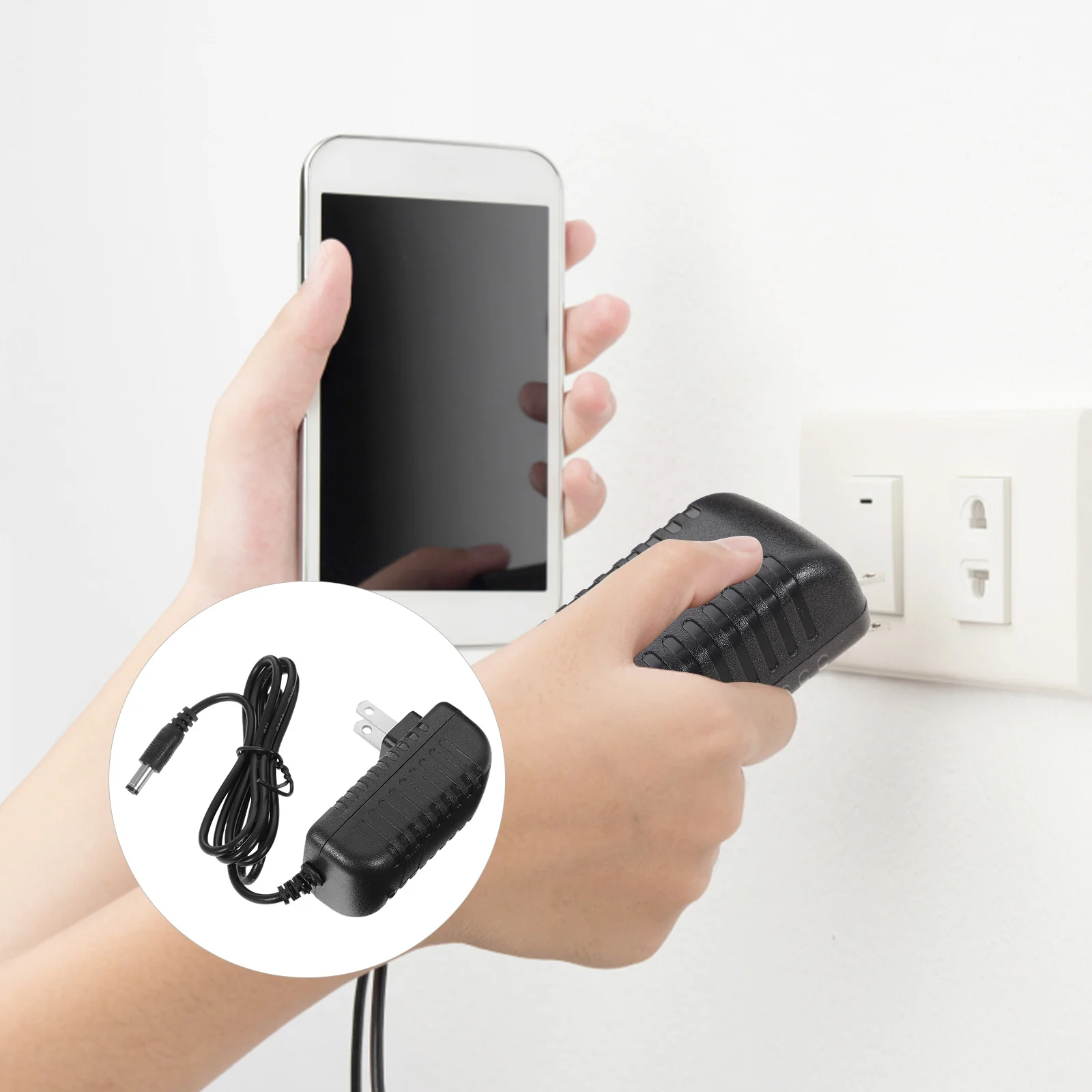 

Universal 12v Dc Power Supply Power Adapter For String Light With Us Plug