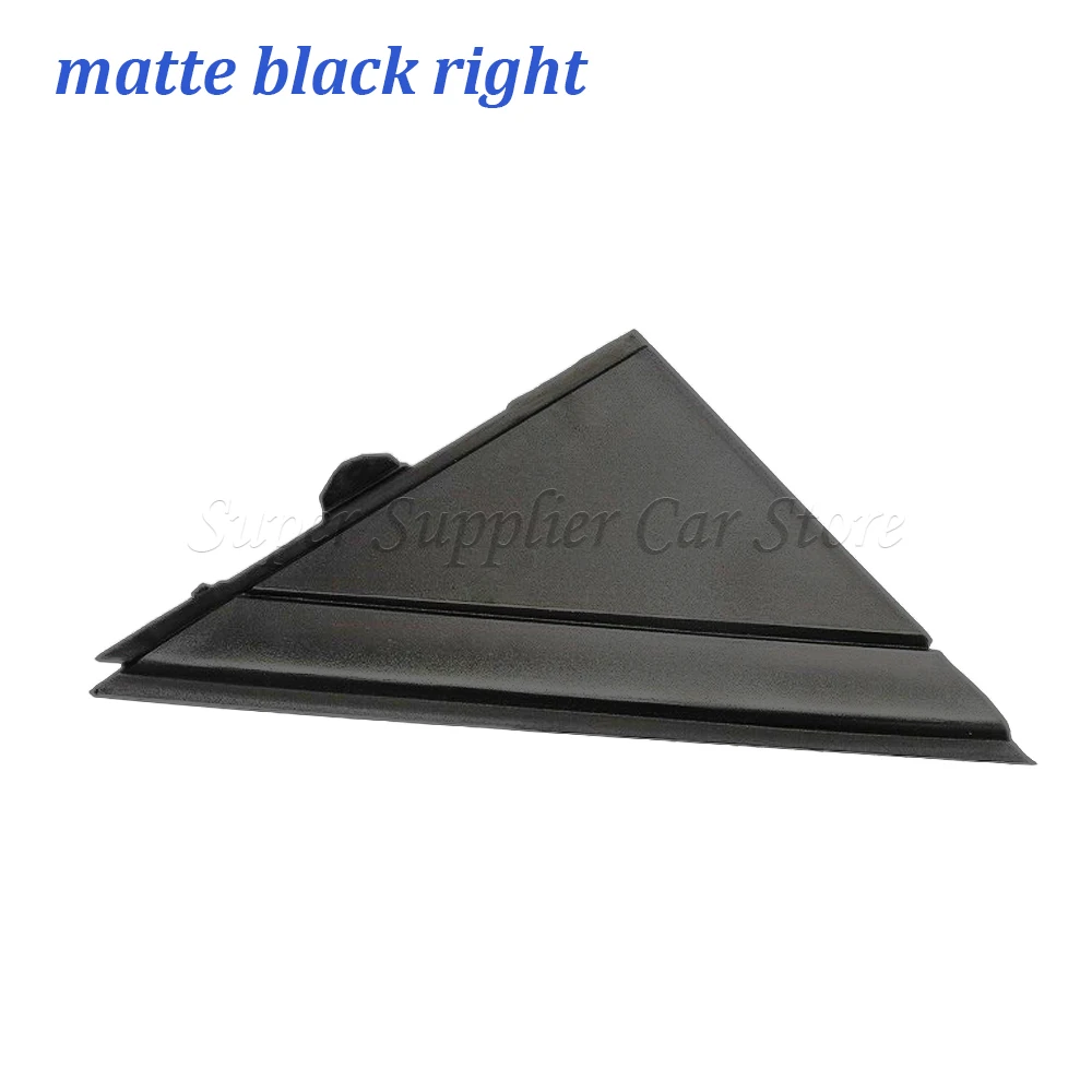 Copertura Bandiera Specchietto Retrovisore 1Sh17Kx7Aa Specchietto Retrovisore Sinistro Destro Triangolo Sostituzione Rivestimento Piastra per Fiat 500 2012-2017 Nero Opaco, (Nero opaco