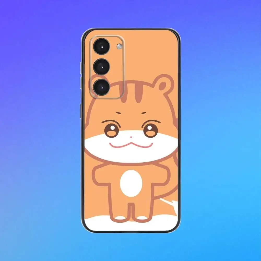 Stylish Black Soft Phone Case with Cute Design