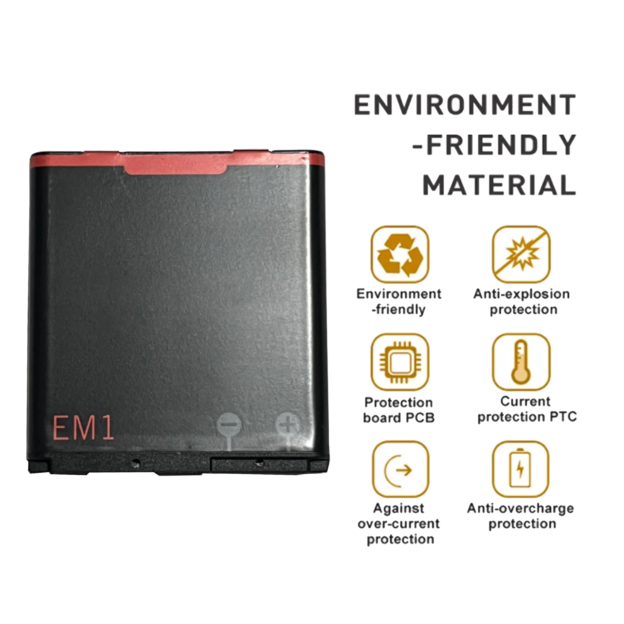 EM1 Battery For BB BLACKBERRY 9360 9350 9370 E-M1 Repair Part