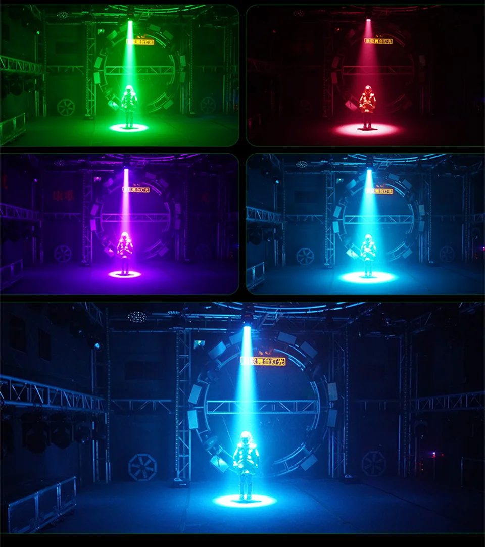 7pcs Moving Head Beam Light 4in1 Led Beam Moving Head for DJ Wedding Stage Light