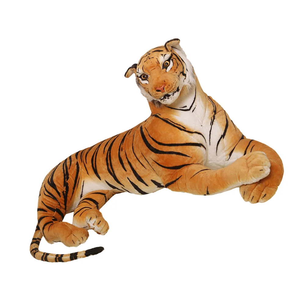 

Мягкие куклы-животные, имитация тигра, креативные игрушки, украшение для дома, спальни, гостиной (оранжевый тигр, 30 см)