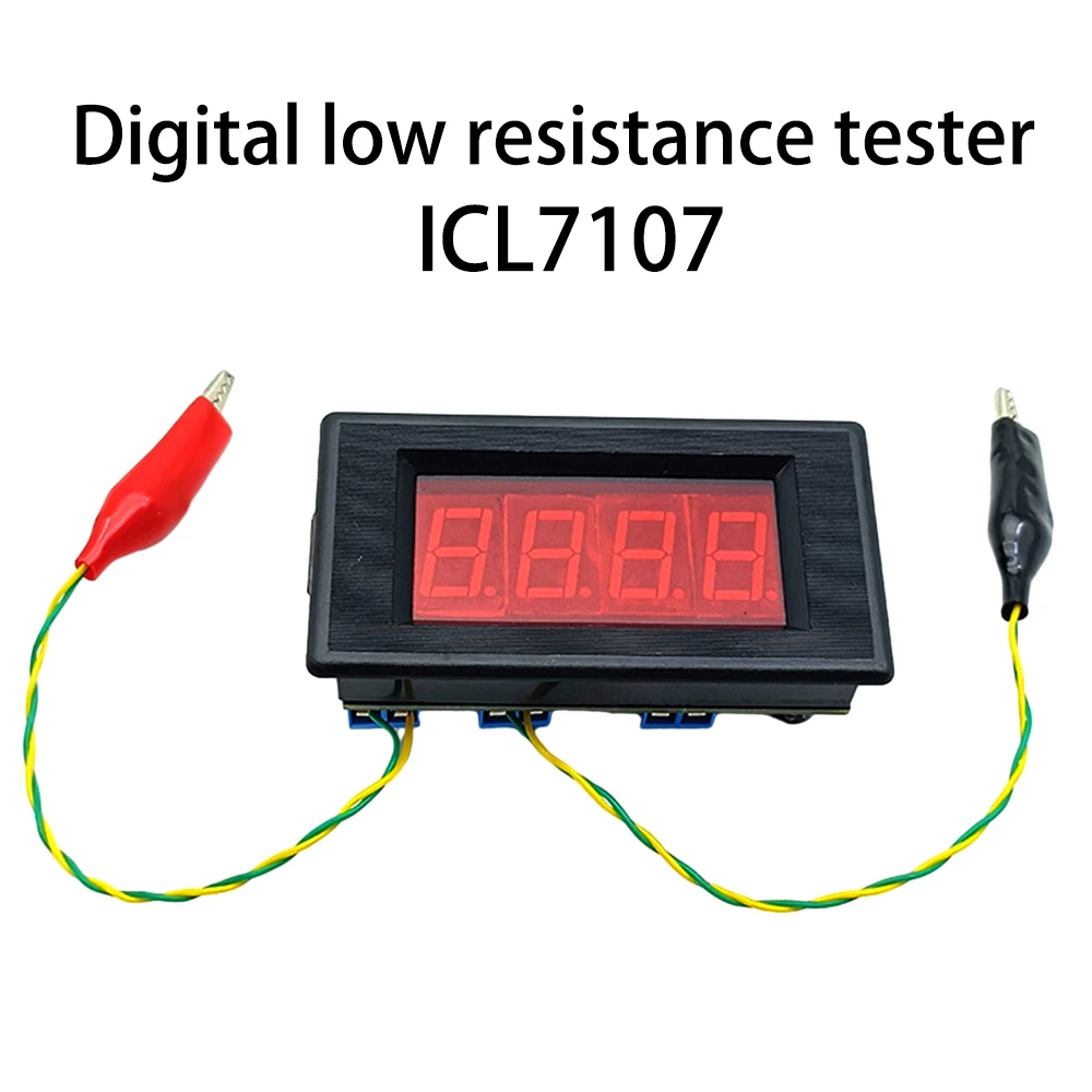 ICL7107 Resistance Tester resistance tester DIY Kit DC 5V 35mA Digital Resistance Test Module Learning Training Production Welding Exercise Parts
