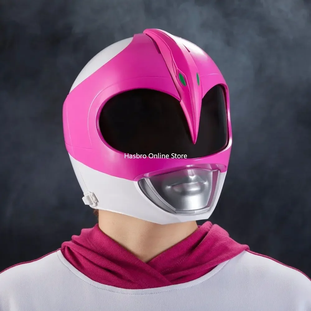 Hasbro mächtige Morphin Power Ranger rosa Ranger Helm mit Display Stand  Cosplay Spielzeug zum Geburtstag Neujahr Geschenk f0390 - AliExpress, حجم الصورة 1000x1000