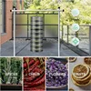 Folding 2-8 Layers Drying Net for Herbs Fish Hanging Basket Rack Vegetable Dryer Bag Breathable Mesh Flowers Bud Plant Organizer 4