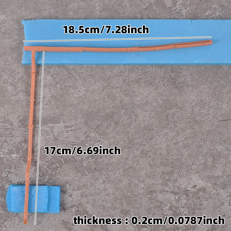 1/35 스케일 모형 키트 조립용 다운파이프, 다운스파우트, 배수로, 채널, 파이프라인, 하수관, 모래 테이블, 디오라마 모델, 모형 세트