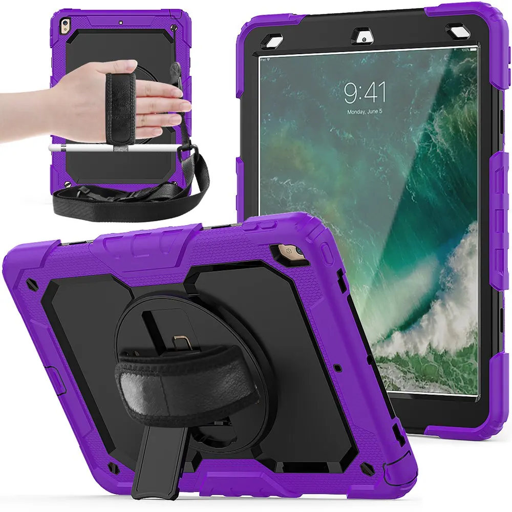 Cover Ipad 9.7 Stand Holder Custodia Rotante 360° Per IPad 10.2" 9a Gen (2021) - Pelle PU, Supporto Regolabile Apple Watch Donna - Foto 4