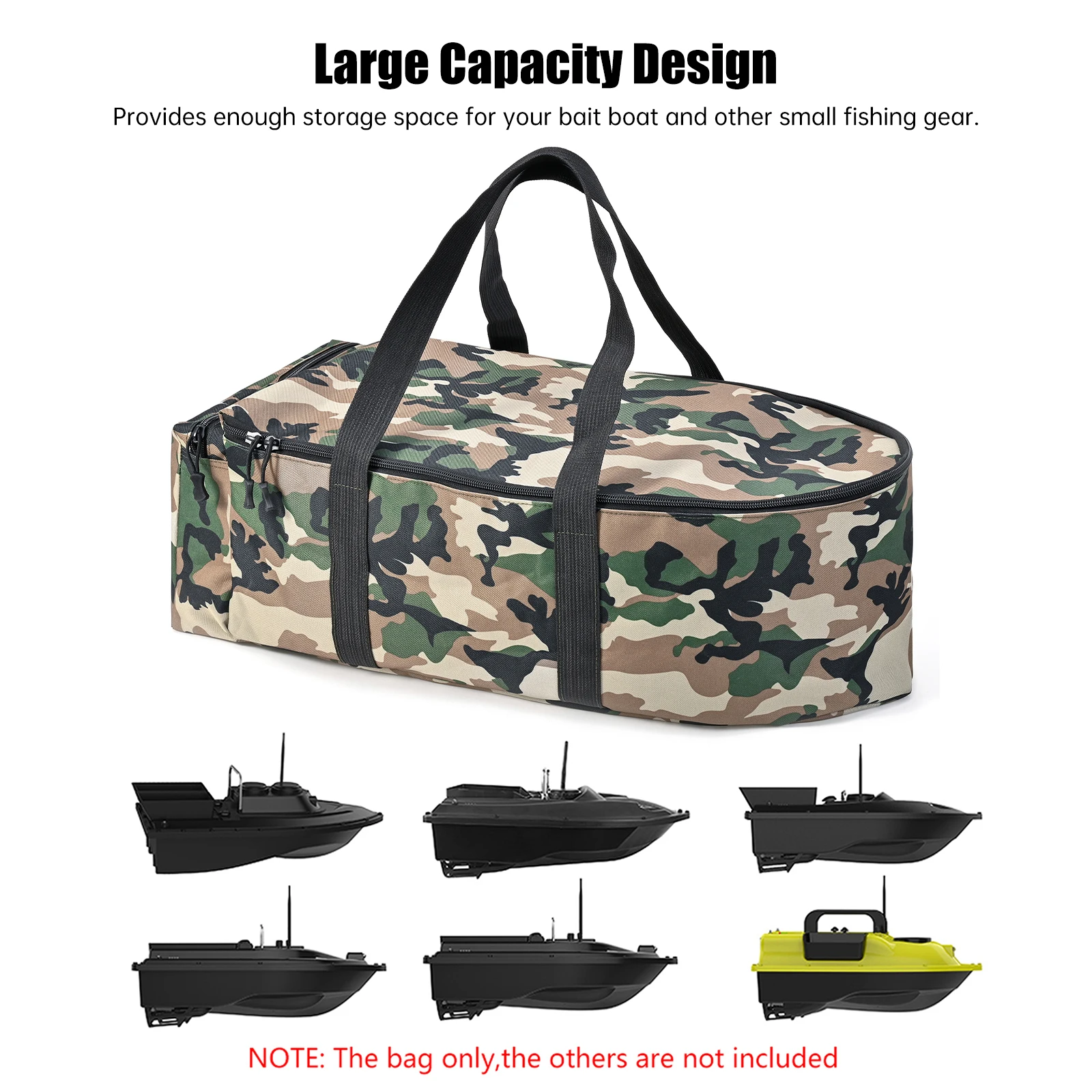 Fishing Bag Carry Bag for Bait Boat Water Repellent Fishing Boat Storage Bag
