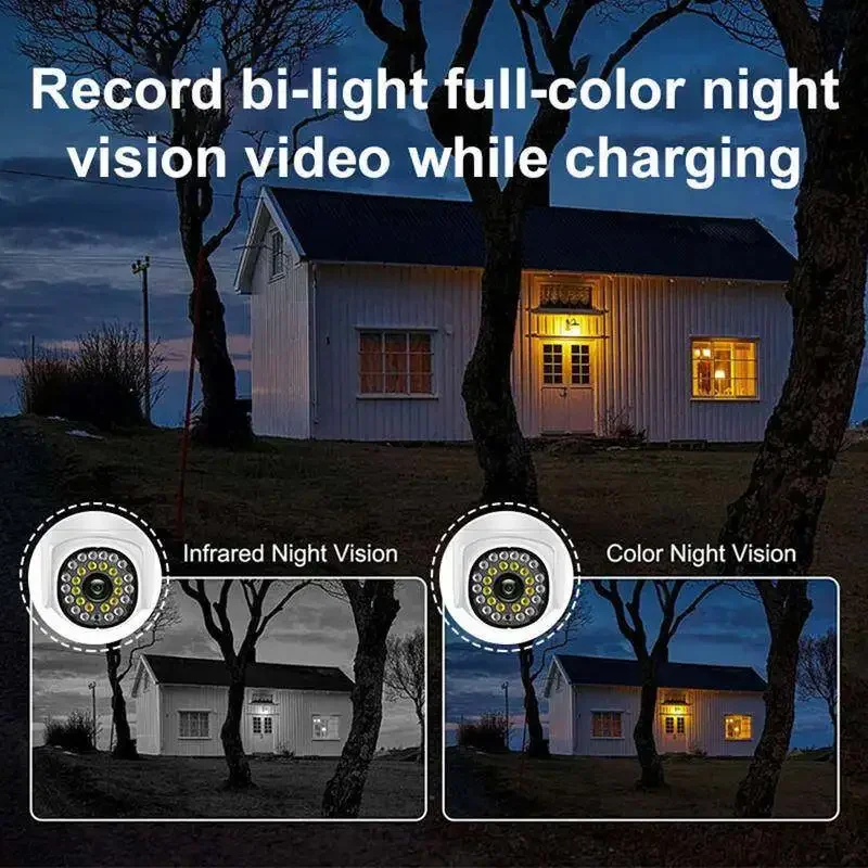 2.4G WiFi 28 LED Wireless PTZ Camera Two-way Audio Infrared Night Vision Motion Detection 360 Degree Rotating for Indoor Outdoor 5