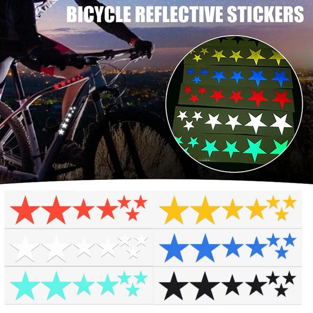 Mountain Bike Reflective Stickers  Reflective Sticker Bicycles - New  Bicycle Sticker - Aliexpress