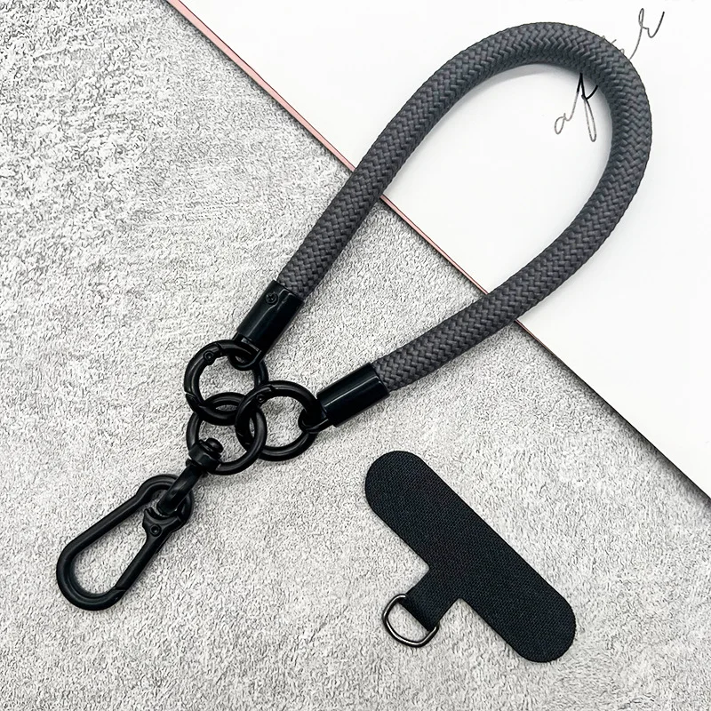 Fashionable Anti-Loss Mobile Phone Wrist Lanyard with Strong Twist Rope Design