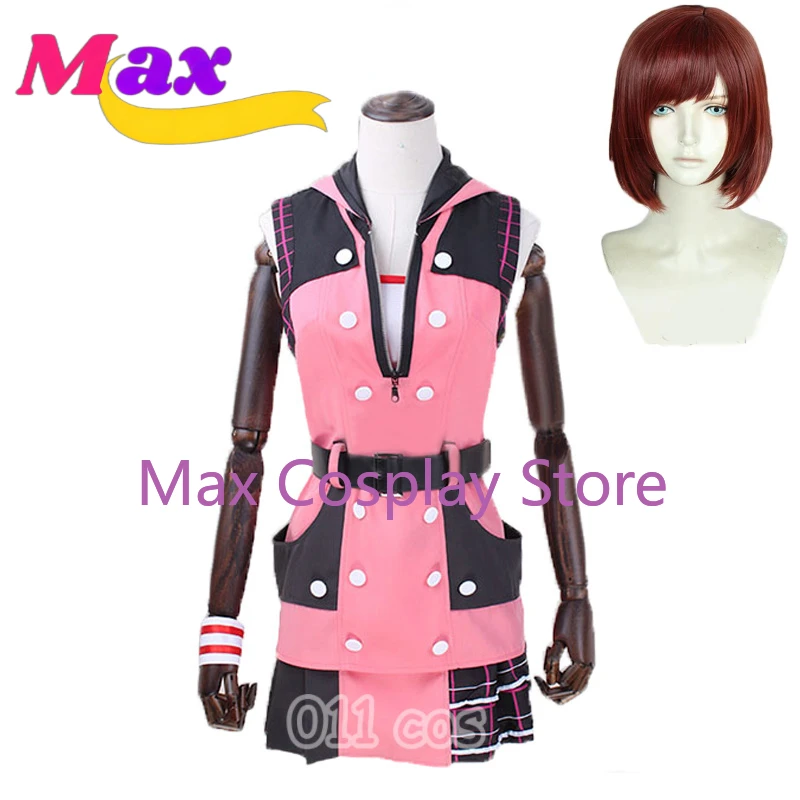 Max Game 코스튬 Kairi 코스프레 코스튬 복장, 여성 할로윈 카니발 코스프레 코스튬, 성인 세트 WG