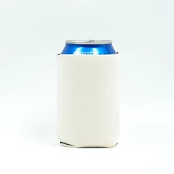 Portable Neoprene Drink Cooler Sleeve for Parties and Outdoor Events (White)