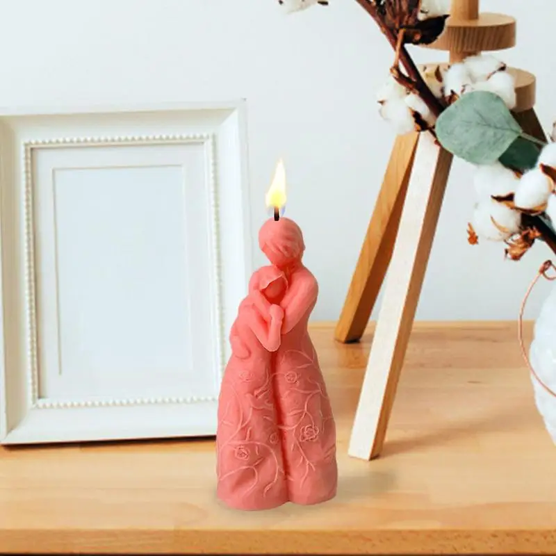 3D Mother Daughter Silicone Candle Mold