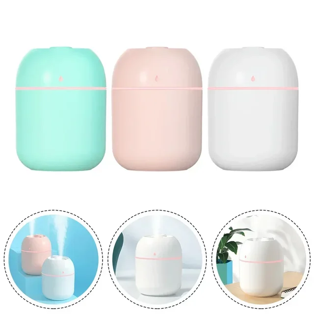 Car Air Freshener LED Air Humidifier Diffuser Air Humidifier Aromatherapy Fragrance Auto Interior Perfume Accessories 4