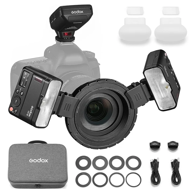 Godox-マクロ写真用フラッシュキットMF12-DK1 g,ワイヤレス制御,ttl,m 
