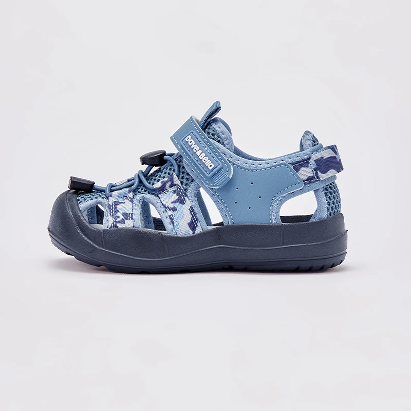 Dave Bella Children's Sports Sandals Mesh Breathable Hollow Head Boys Girls Casual Shoes Lightweight Kids Shoes DB2240437