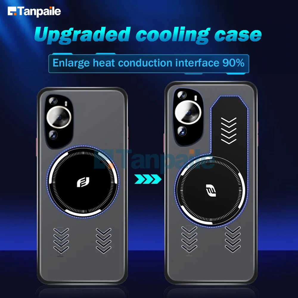 Enhanced Cooling Magnetic Phone Case with Heat Dissipation Cover