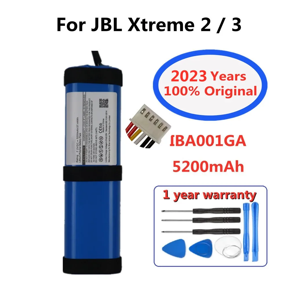 

2023 Years 100% Original Speaker Battery For JBL Xtreme 2 3 Xtreme2 Xtreme3 5200mAh Wireless bluetooth Speaker Bateria + Tools