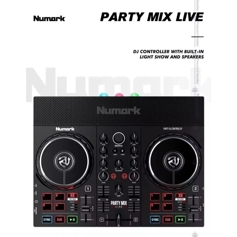 Numark Open Code Partymix2 II Live DJ Lighting Mini Disc Maker Portable Controller Free Software