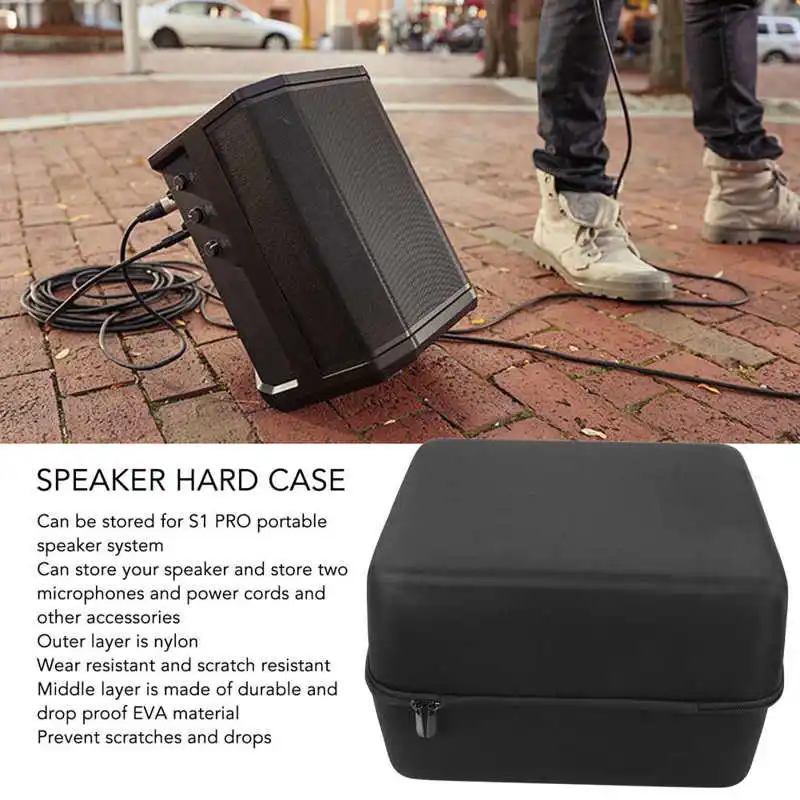 Portable Speaker Hard Case Large Capacity Nylon Speaker Carrying Bags for S1 PRO Speaker