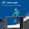 2.0" 1.4" Dual Screen Camera 1080P 30FPS WiFi Sports Camera 120° Wide Angle 30m Underwater Waterproof Helmet Video Recording Cam 3
