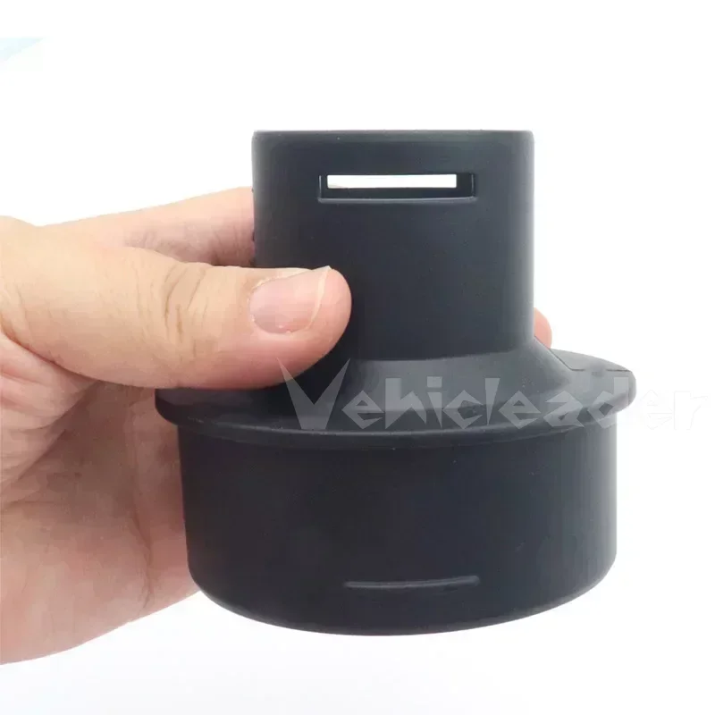 60mm/75mm Car Diesel Parking Heater Duct Ducting Pipe Joiner Connector Air Vent Outlet Connector Black For Car Truck Camper