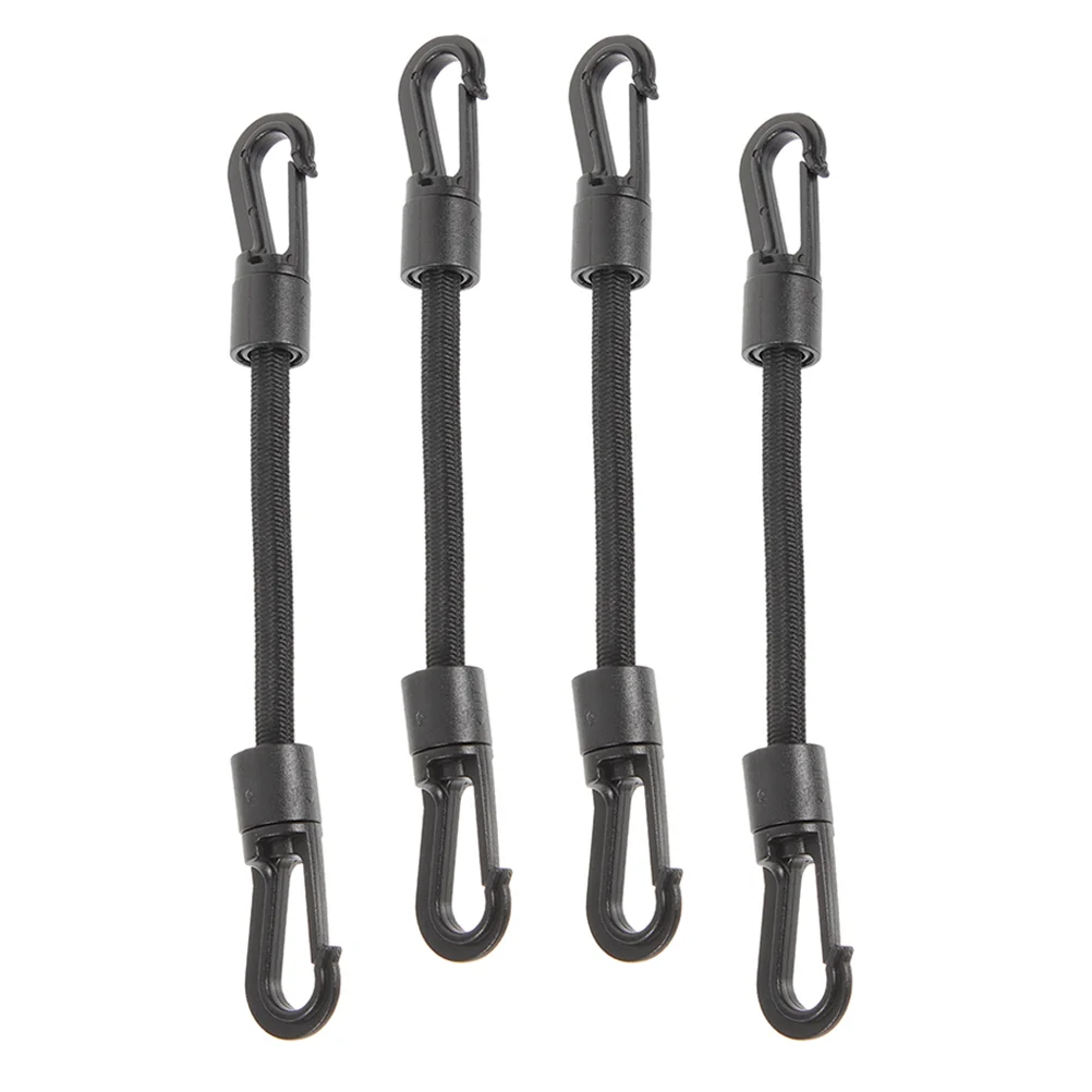 

4 Pcs Elastic Strap Hook Kayak String Bands Hooks Buckle Elasticity Rubber Rope Daily Use