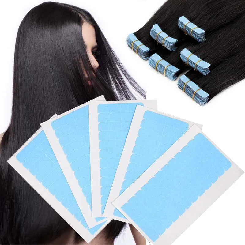 TapeGlueForHairExtensionsglue24pcsSheetDoubleSidedSuper